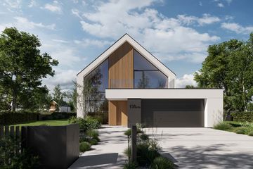 Projekt domu HomeKoncept 130 A wariant 03 - parterowy z poddaszem dom o powierzchni 175,30 m², dach dwuspadowy - ujęcie 4