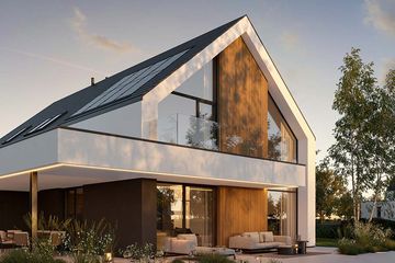 Projekt domu HomeKoncept 130 A wariant 03 - parterowy z poddaszem dom o powierzchni 175,30 m², dach dwuspadowy - ujęcie 8