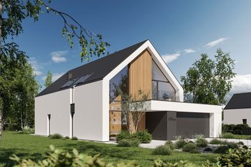 Projekt domu HomeKoncept 130 A wariant 03 - parterowy z poddaszem dom o powierzchni 175,30 m², dach dwuspadowy - ujęcie 15