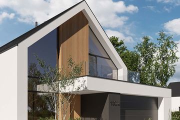 Projekt domu HomeKoncept 130 A wariant 03 - parterowy z poddaszem dom o powierzchni 175,30 m², dach dwuspadowy - ujęcie 16