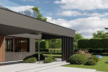 Projekt domu HomeKoncept 148 - parterowy z poddaszem dom o powierzchni 227,39 m², dach wielospadowy - ujęcie 7