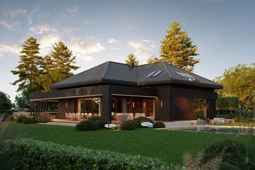 Projekt domu HomeKoncept 148 - parterowy z poddaszem dom o powierzchni 227,39 m², dach wielospadowy - ujęcie 17
