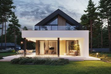 Projekt domu NewHouse 753 G2 w1 - parterowy z poddaszem dom o powierzchni 102,49 m², dach dwuspadowy - ujęcie 4