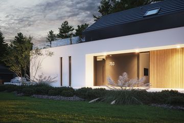 Projekt domu NewHouse 753 G2 w1 - parterowy z poddaszem dom o powierzchni 102,49 m², dach dwuspadowy - ujęcie 6