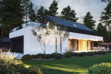 Projekt domu NewHouse 753 G2 w1 - parterowy z poddaszem dom o powierzchni 102,49 m², dach dwuspadowy - ujęcie 10