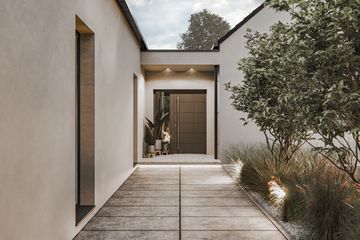 Projekt domu House 42 - parterowy dom o powierzchni 181,96 m², dach dwuspadowy - ujęcie 9
