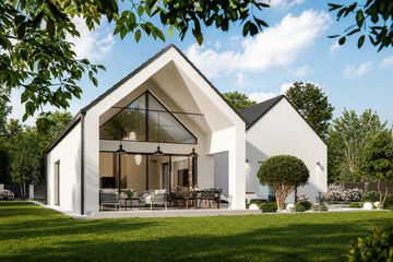 Projekt domu House 42 - parterowy dom o powierzchni 181,96 m², dach dwuspadowy - ujęcie 3
