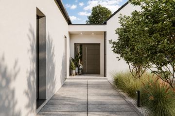 Projekt domu House 42 - parterowy dom o powierzchni 181,96 m², dach dwuspadowy - ujęcie 5