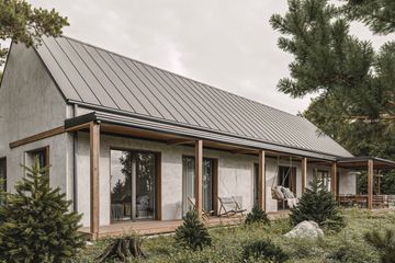 Projekt domu House 45 - parterowy dom o powierzchni 151,57 m², dach dwuspadowy - ujęcie 9