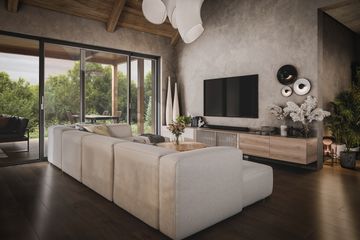 Projekt domu House 45 - parterowy dom o powierzchni 151,57 m², dach dwuspadowy - ujęcie 16