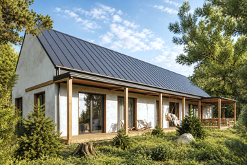Projekt domu House 45 - parterowy dom o powierzchni 151,57 m², dach dwuspadowy - ujęcie 2