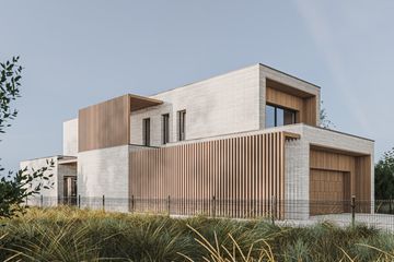 Projekt domu House x13 - z pełnym piętrem dom o powierzchni 180,47 m², dach płaski - ujęcie 4