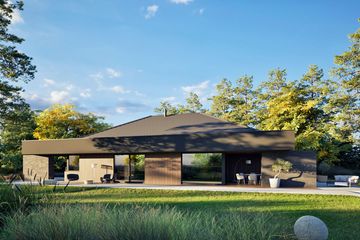 Projekt domu EX 22 G2 (wersja A) energo plus - parterowy dom o powierzchni 147,61 m², dach kopertowy - ujęcie 4