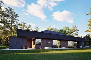 Projekt domu EX 22 G2 (wersja A) energo plus - parterowy dom o powierzchni 147,61 m², dach kopertowy - ujęcie 7