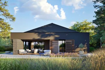 Projekt domu EX 22 G2 (wersja A) energo plus - parterowy dom o powierzchni 147,61 m², dach kopertowy - ujęcie 8