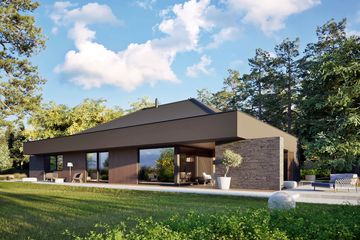 Projekt domu EX 22 G2 (wersja A) energo plus - parterowy dom o powierzchni 147,61 m², dach kopertowy - ujęcie 10