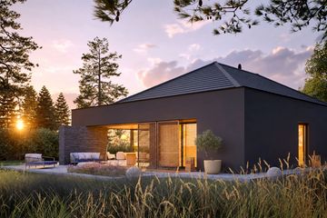 Projekt domu EX 22 G2 (wersja A) energo plus - parterowy dom o powierzchni 147,61 m², dach kopertowy - ujęcie 13
