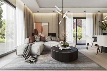 Projekt domu Fila 2 - parterowy z poddaszem dom o powierzchni 137,68 m², dach dwuspadowy - ujęcie 4