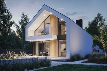 Projekt domu NewHouse 758 - parterowy z poddaszem dom o powierzchni 114,07 m², dach dwuspadowy - ujęcie 6