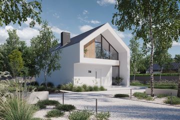 Projekt domu NewHouse 758 - parterowy z poddaszem dom o powierzchni 114,07 m², dach dwuspadowy - ujęcie 7