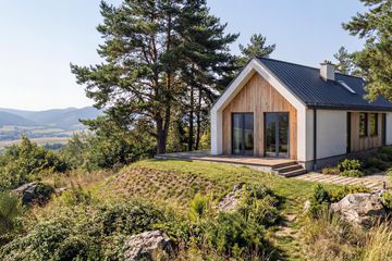 Projekt domu Jupiter 2XL - parterowy dom o powierzchni 90,27 m², dach dwuspadowy - ujęcie 3