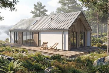 Projekt domu Jupiter 2XL - parterowy dom o powierzchni 90,27 m², dach dwuspadowy - ujęcie 6