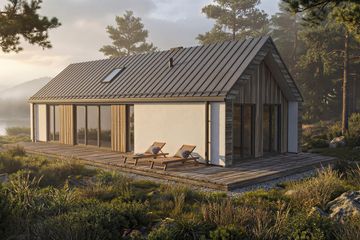 Projekt domu Jupiter 2XL - parterowy dom o powierzchni 90,27 m², dach dwuspadowy - ujęcie 7
