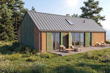 Projekt domu Amelia 2 XL - szkieletowy - parterowy dom o powierzchni 91,56 m², dach dwuspadowy - ujęcie 9