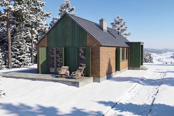 Projekt domu Amelia 2 XL - szkieletowy - parterowy dom o powierzchni 91,56 m², dach dwuspadowy - ujęcie 11