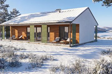 Projekt domu Jutrzenka 2XL - murowany - parterowy dom o powierzchni 90,28 m², dach dwuspadowy - ujęcie 9