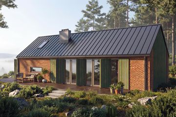 Projekt domu Amelia XL - parterowy dom o powierzchni 91,28 m², dach dwuspadowy - ujęcie 6