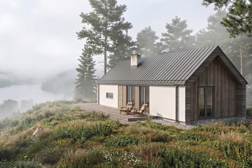 Projekt domu Jupiter XL - murowany - parterowy dom o powierzchni 90,23 m², dach dwuspadowy - ujęcie 5
