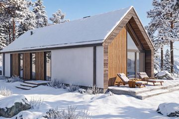 Projekt domu Jupiter XL - murowany - parterowy dom o powierzchni 90,23 m², dach dwuspadowy - ujęcie 8