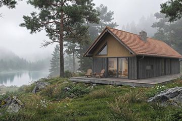 Projekt domu Kameralny XL - parterowy dom o powierzchni 91,28 m², dach dwuspadowy - ujęcie 8