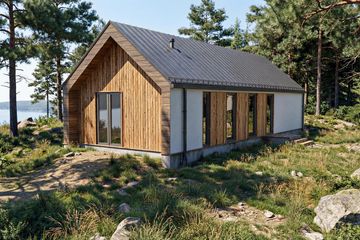 Projekt domu Jupiter XL - parterowy dom o powierzchni 91,28 m², dach dwuspadowy - ujęcie 3