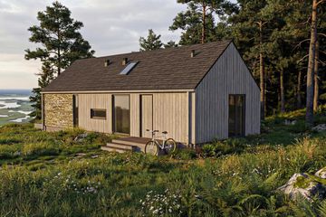 Projekt domu Chata 2 XL - parterowy dom o powierzchni 91,56 m², dach dwuspadowy - ujęcie 8
