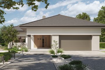 Projekt domu NewHouse 767 w1 - parterowy dom o powierzchni 153,15 m², dach namiotowy - ujęcie 3