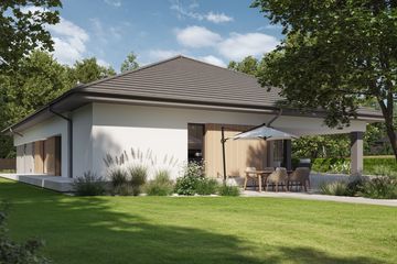 Projekt domu NewHouse 767 w1 - parterowy dom o powierzchni 153,15 m², dach namiotowy - ujęcie 13