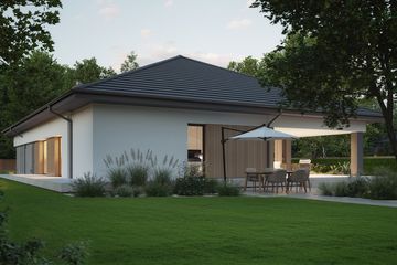 Projekt domu NewHouse 767 w1 - parterowy dom o powierzchni 153,15 m², dach namiotowy - ujęcie 14