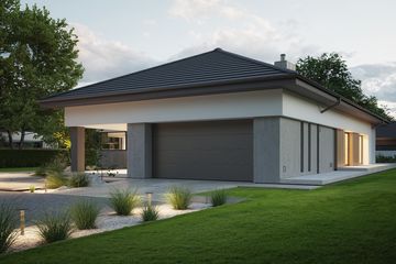 Projekt domu NewHouse 767 w1 - parterowy dom o powierzchni 153,15 m², dach namiotowy - ujęcie 15