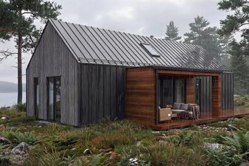 Projekt domu Zorza 2 XL - murowany - parterowy dom o powierzchni 90,27 m², dach dwuspadowy - ujęcie 4