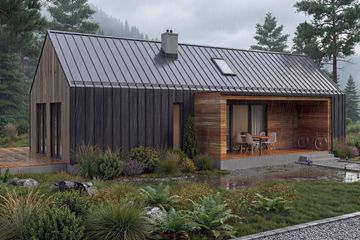 Projekt domu Zorza 2 XL - parterowy dom o powierzchni 91,56 m², dach dwuspadowy - ujęcie 7