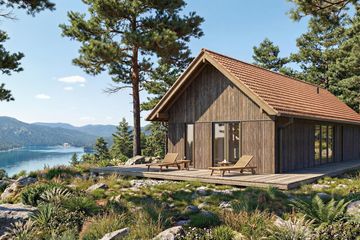 Projekt domu Kameralny 2XL - parterowy dom o powierzchni 91,56 m², dach dwuspadowy - ujęcie 7