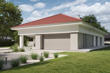 Projekt domu NewHouse 767 w1 red - parterowy dom o powierzchni 153,15 m², dach kopertowy - ujęcie 17
