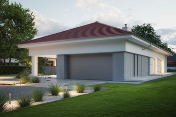 Projekt domu NewHouse 767 w1 red - parterowy dom o powierzchni 153,15 m², dach kopertowy - ujęcie 18