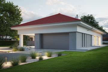 Projekt domu NewHouse 767 w1 red - parterowy dom o powierzchni 153,15 m², dach kopertowy - ujęcie 18