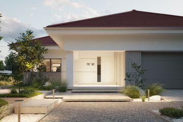 Projekt domu NewHouse 767 w1 red - parterowy dom o powierzchni 153,15 m², dach kopertowy - ujęcie 20
