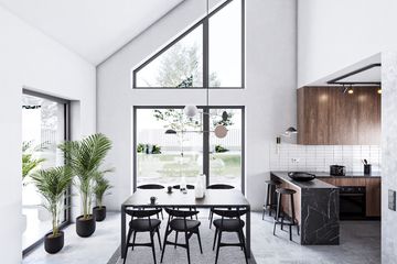 Projekt domu PióroArchitekci – 16 szkieletowy - parterowy dom o powierzchni 87,10 m², dach dwuspadowy - ujęcie 7