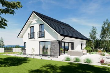 Projekt domu N50-BG - parterowy z poddaszem dom o powierzchni 119,04 m², dach dwuspadowy - ujęcie 7