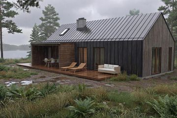 Projekt domu Zorza XL - murowany - parterowy dom o powierzchni 90,21 m², dach dwuspadowy - ujęcie 5